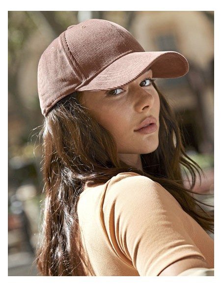 BEE-B680-EarthAware® Organic Cord Baseball Cap 2